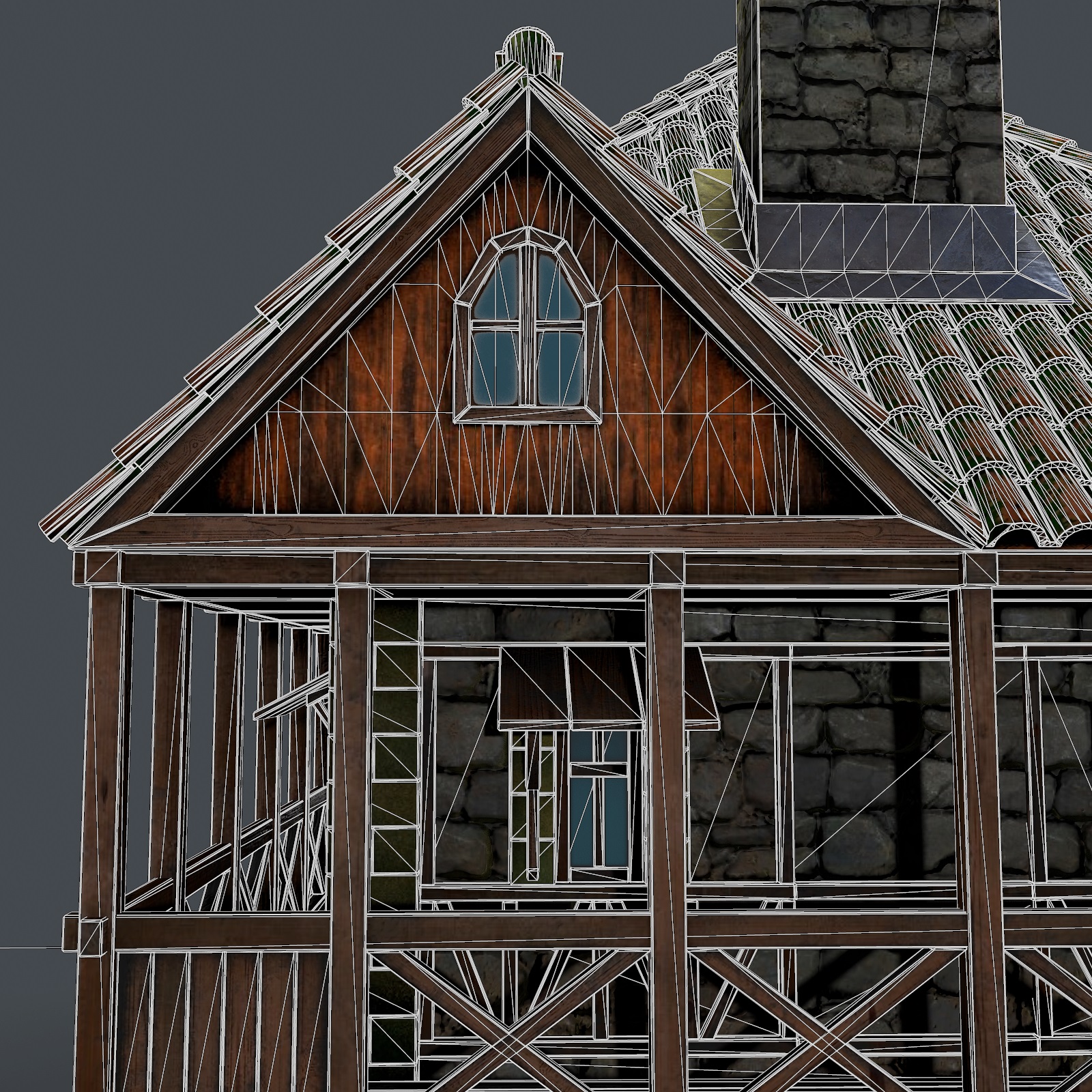 Mittelalterliches Haus 3d Modell 3D-Modell kaufen - Rendern