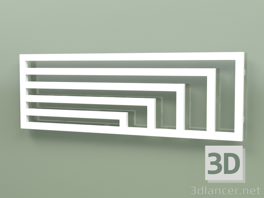 Modelo 3d Toalheiro aquecido a água Angus H (WGANH044130-YL, 440х1300 mm) - preview