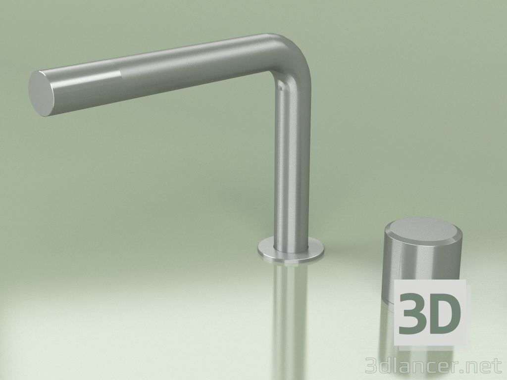 3d model 2-hole hydro-progressive mixer with swivel spout H 143 mm (16 07, AS) - preview