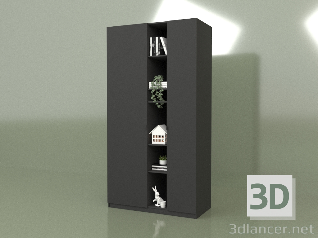 3d model Armario con baldas decorativas (10133) - vista previa