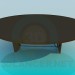 3d model Oval table for guests - preview