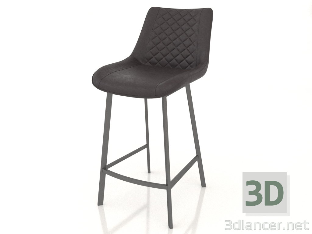 3D modeli Yarı bar sandalyesi Trix (65) 5 - önizleme