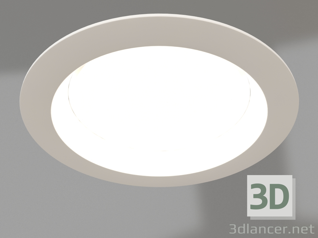 modello 3D Lampada IM-CYCLONE-R230-30W Day4000-MIX (WH, 90 gradi) - anteprima