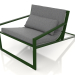 3d model Sillón club Unique (verde botella) - vista previa