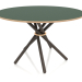 3d model Mesa de comedor Hector 120 (Linoleo Oscuro VERDE) - vista previa