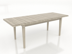 Dining table TRANSFORM 2100x800 mm (extendable, lightened oak)