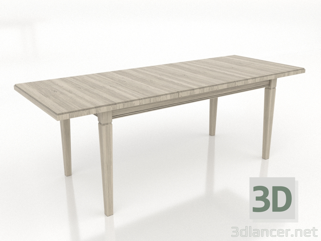 3d model Dining table TRANSFORM 2100x800 mm (extendable, lightened oak) - preview 3d model Dining table TRANSFORM 2100x800 mm (extendable, lightened oak) - preview