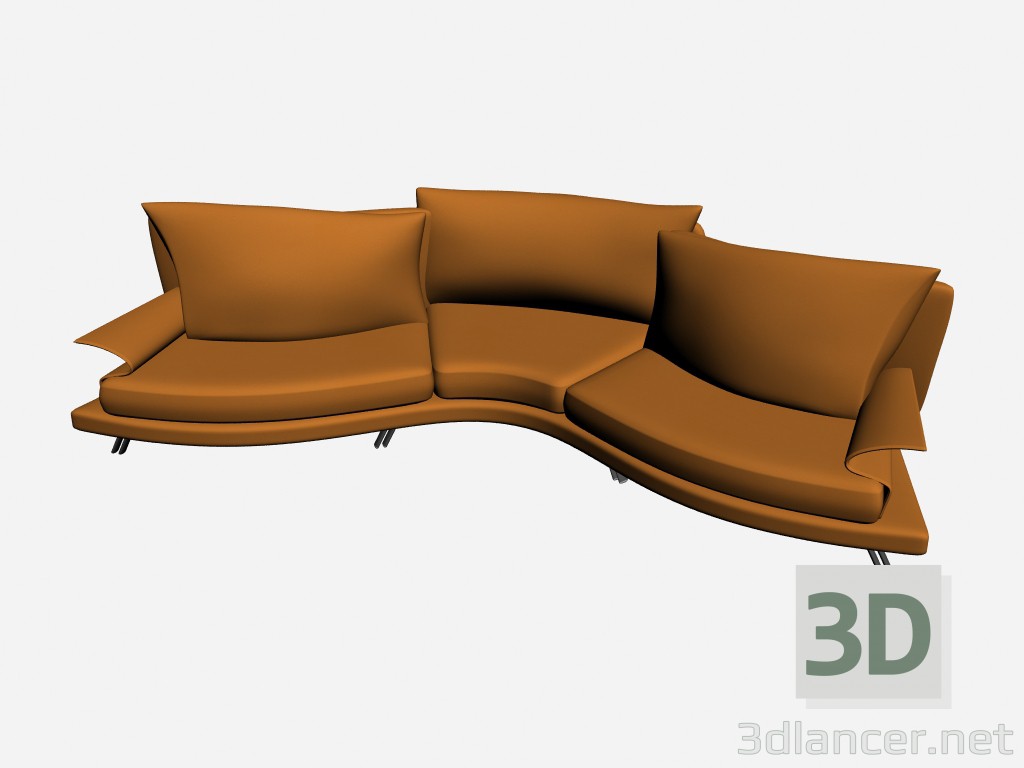 3d model Sofa Super roy esecuzione speciale 16 - preview