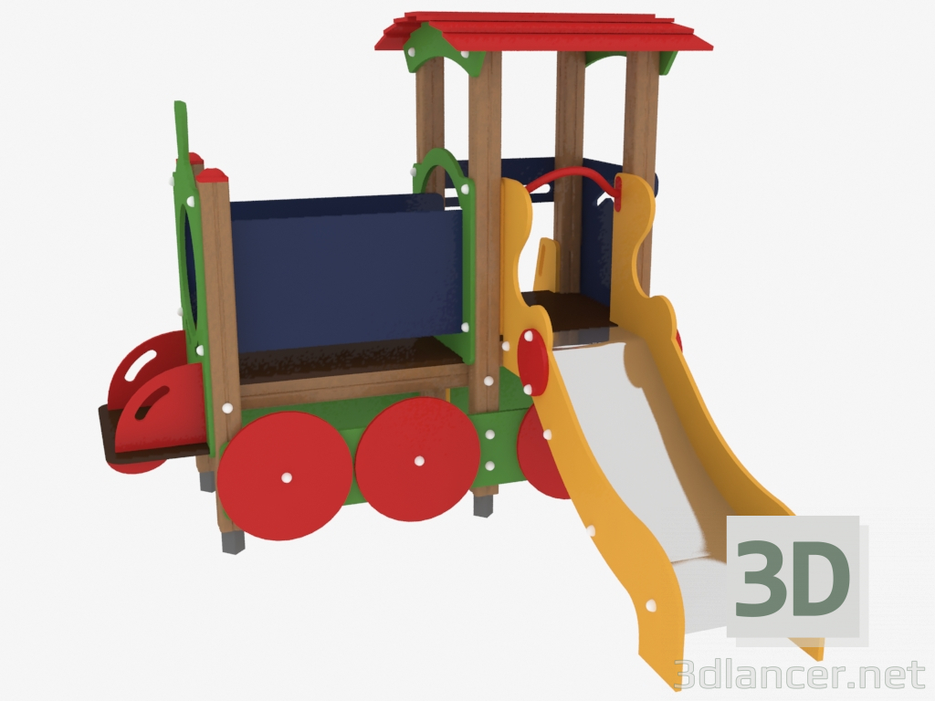 Modelo 3d Motor complexo jogo infantil (5104) - preview