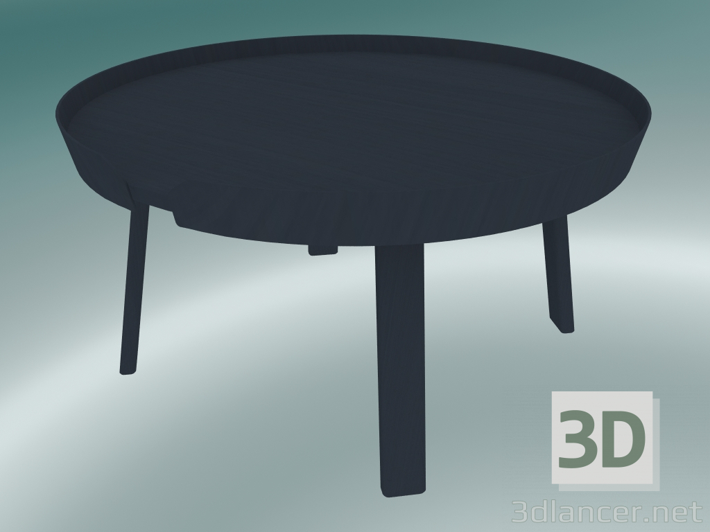 Modelo 3d Mesa de centro Around (Large, Antracite) - preview