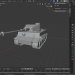 modèle 3D de Tank "Tiger" acheter - rendu