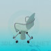 3d model Armchair on wheels - preview