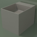 modello 3D Lavabo da appoggio (01UN12302, Clay C37, L 36, P 48, H 36 cm) - anteprima