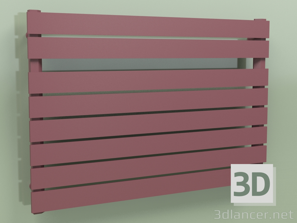 3d model Heated towel rail - Muna (680 x 1000, RAL - 3005) - preview