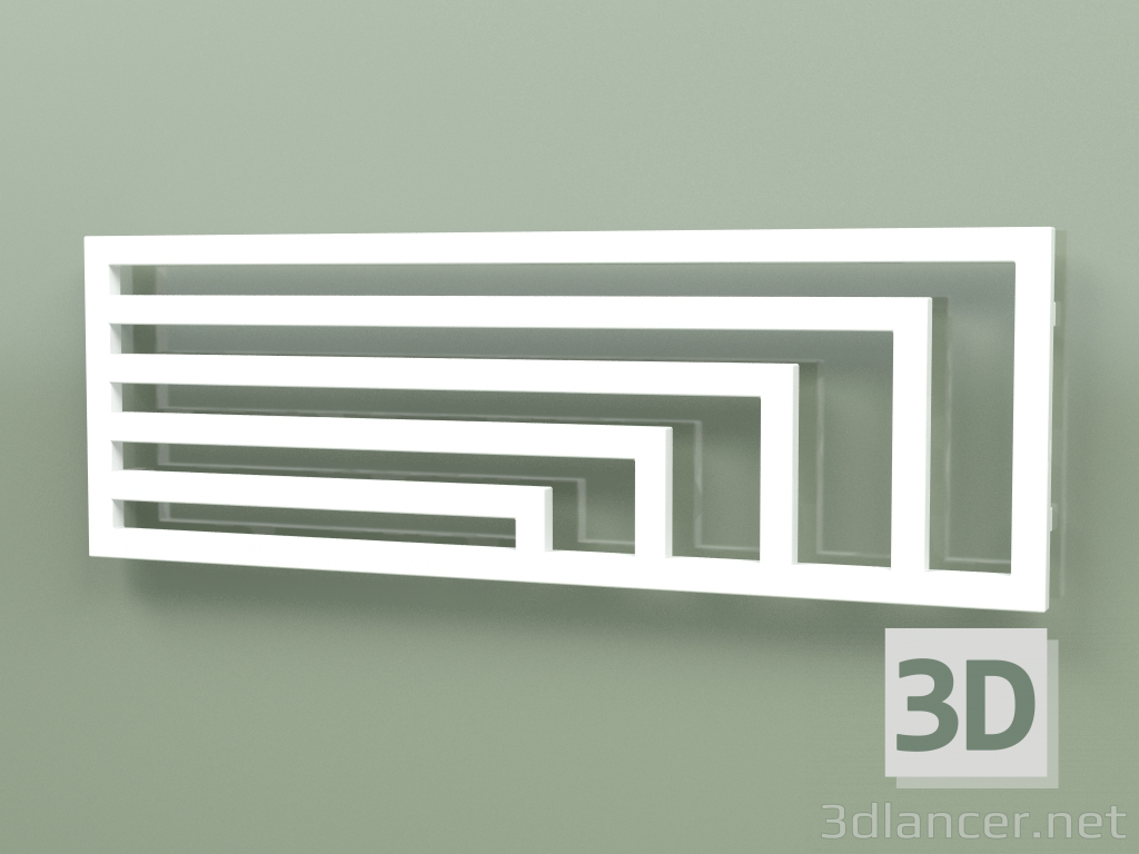 Modelo 3d Toalheiro aquecido a água Angus H (WGANH044130-YP, 440х1300 mm) - preview