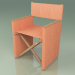 3d model Silla de director 001 (naranja) - vista previa