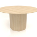 3d model Dining table DT 11 (D=1400х750, wood white) - preview