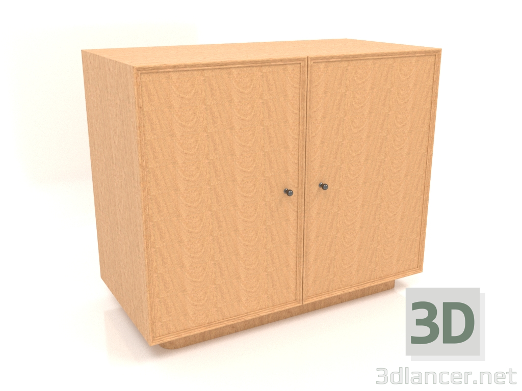 modello 3D Armadio TM 15 (1001х505х834, impiallacciatura di legno mogano) - anteprima