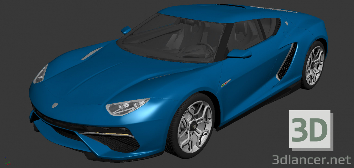 3D Modell Lamborghini Asterion - Vorschau