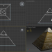 3D Khafre Mısır Piramidi modeli satın - render
