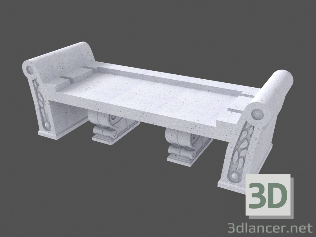 3d модель Лавка (LS185FP) – превью