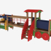 3d model El complejo infantil de juegos Lokomotiv (5105) - vista previa