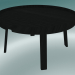 modèle 3D Table basse Around (grande, noire) - preview