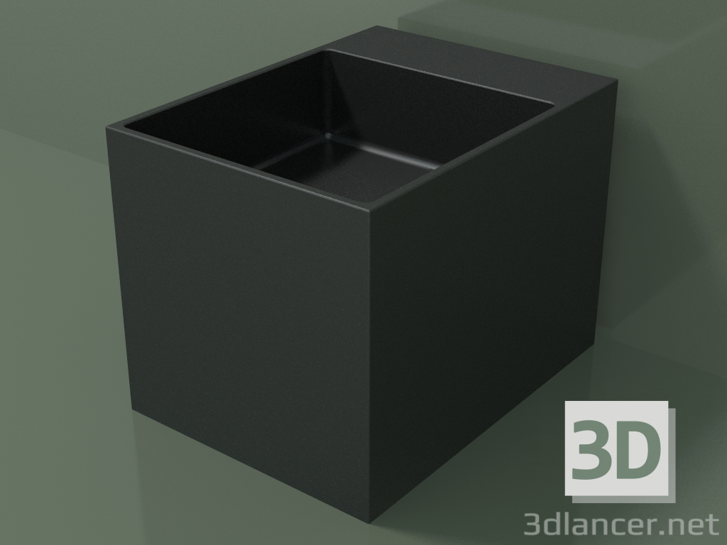 3d model Lavabo sobre encimera (01UN12302, Deep Nocturne C38, L 36, P 48, H 36 cm) - vista previa