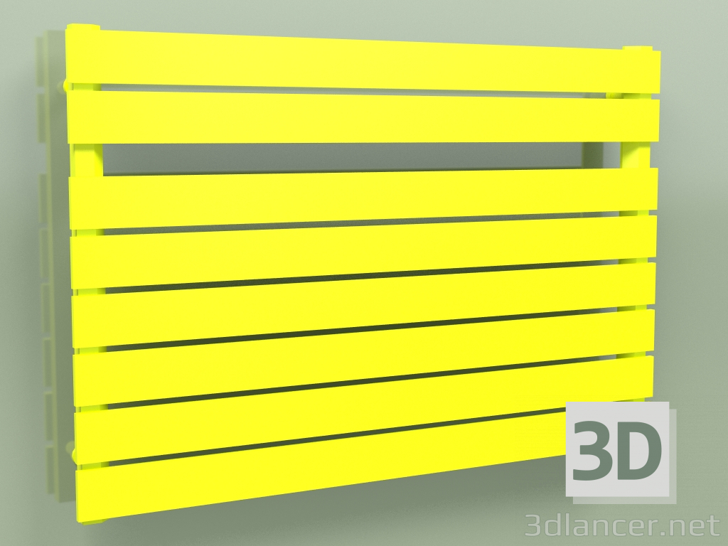 3d model Heated towel rail - Muna (680 x 1000, RAL - 1026) - preview