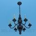 3d model Araña de luces - vista previa
