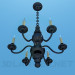 3d model Araña de luces - vista previa