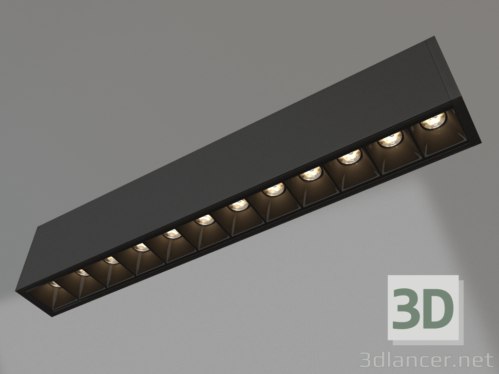 3d model Lamp CLIP-38-LASER-S330-12W Day4000 (BK, 36 deg, 24V) - preview