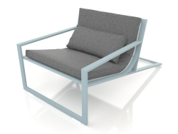 Unique club chair (Blue gray)