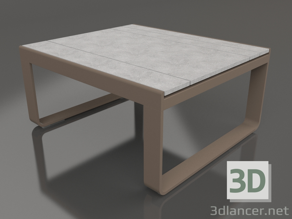 3d модель Клубний столик 80 (DEKTON Kreta, Bronze) – превью