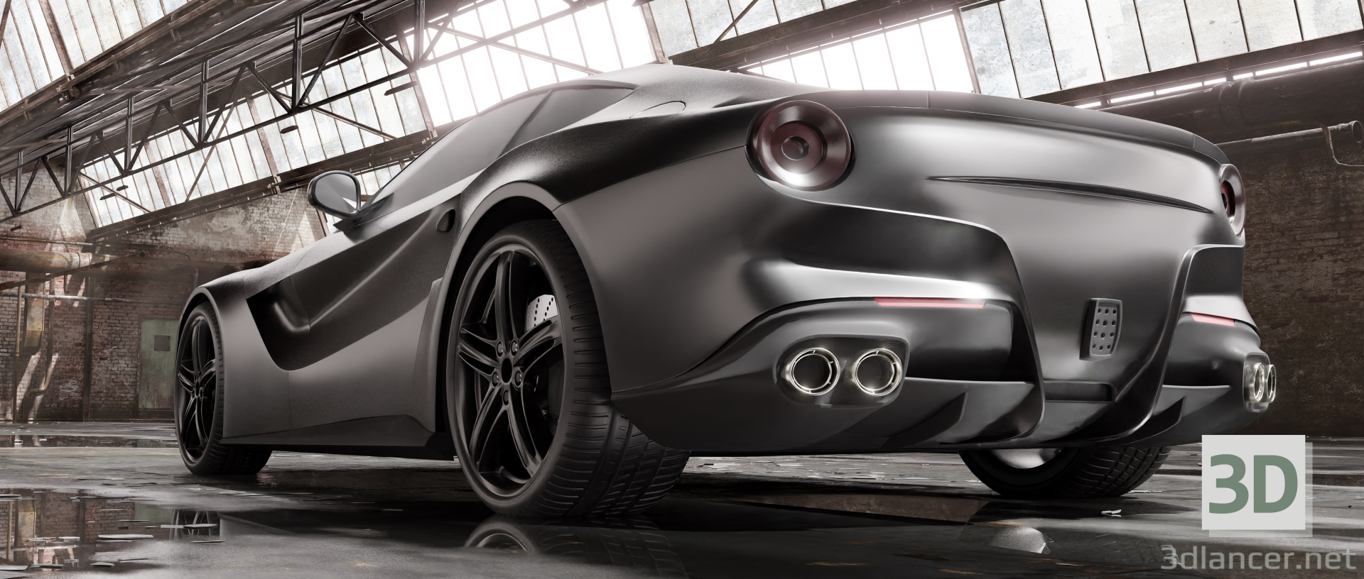 3d model Ferrari F 12 - preview