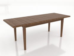 Table à manger TRANSFORM 2100x800 mm (extensible, noyer clair)