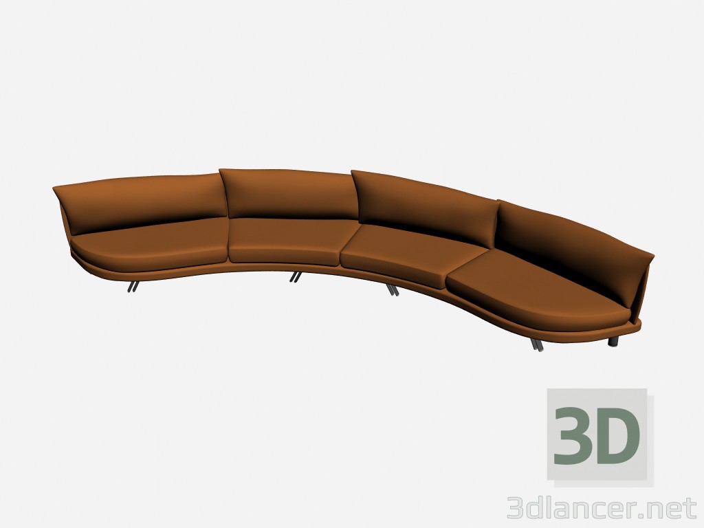 3d model Sofa Super roy esecuzione speciale 18 - preview