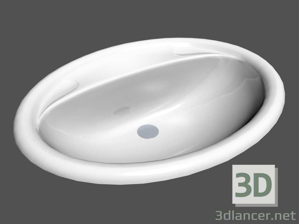 3D modeli Lavabo dolabı l Viyana r3 560х430х180 altında - önizleme