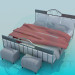 Modelo 3d Cama - preview