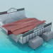 Modelo 3d Cama - preview