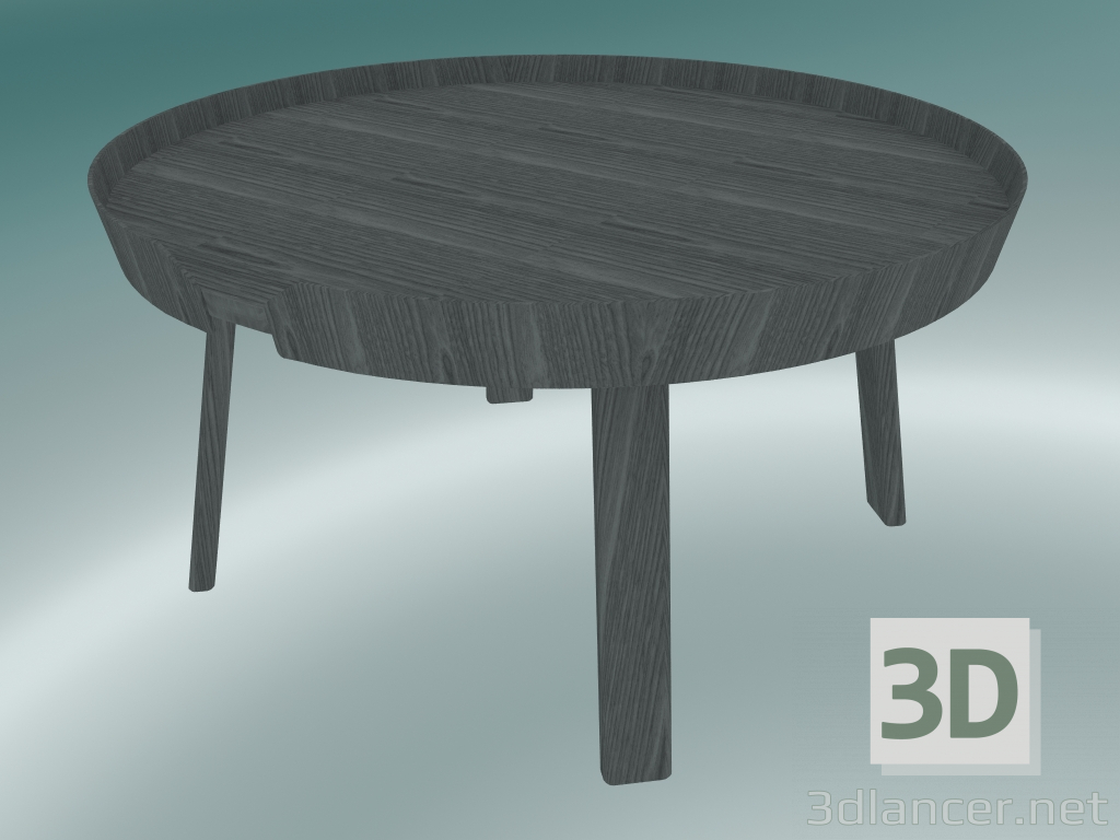 modèle 3D Table basse Around (grande, gris foncé) - preview