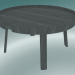 3d model Coffee table Around (Large, Dark Gray) - preview