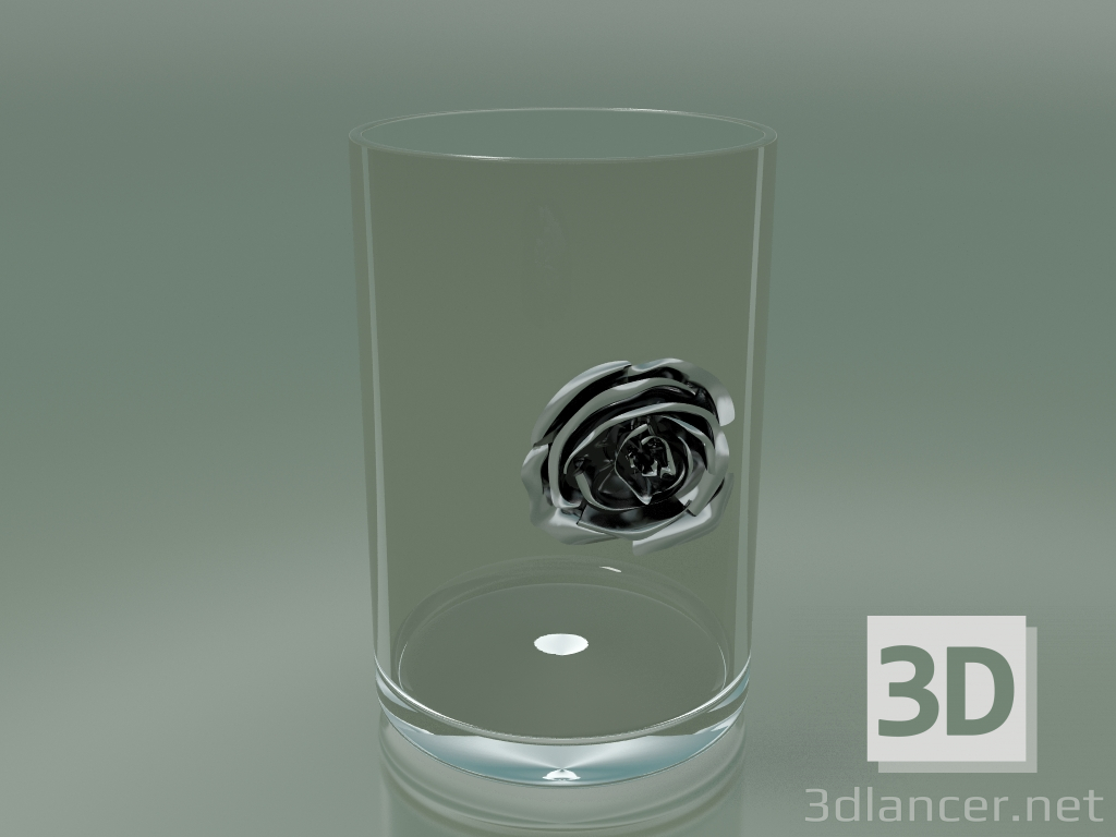 3d model Florero Illusion Rose (H 30cm, D 20cm) - vista previa