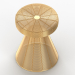 3d Gold sofa table stool Bangor LA REDOUTE INTERIEURS model buy - render