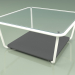 3D Modell Couchtisch 001 (Rippenglas, Metal Milk, HPL Grey) - Vorschau