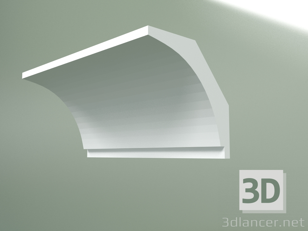 Modelo 3d Cornija de gesso (plinto de teto) KT147 - preview