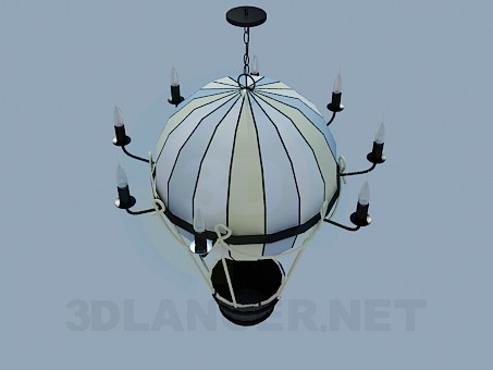3d модель Люстра – превью