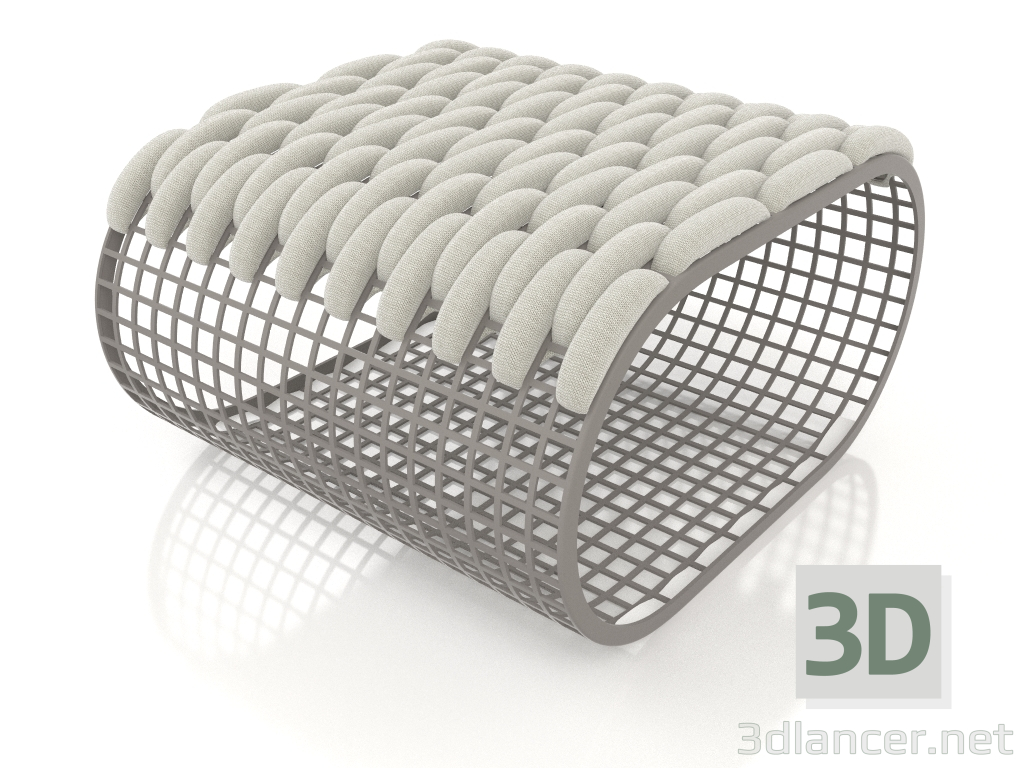 3d model Pouf (Quartz gray) - preview