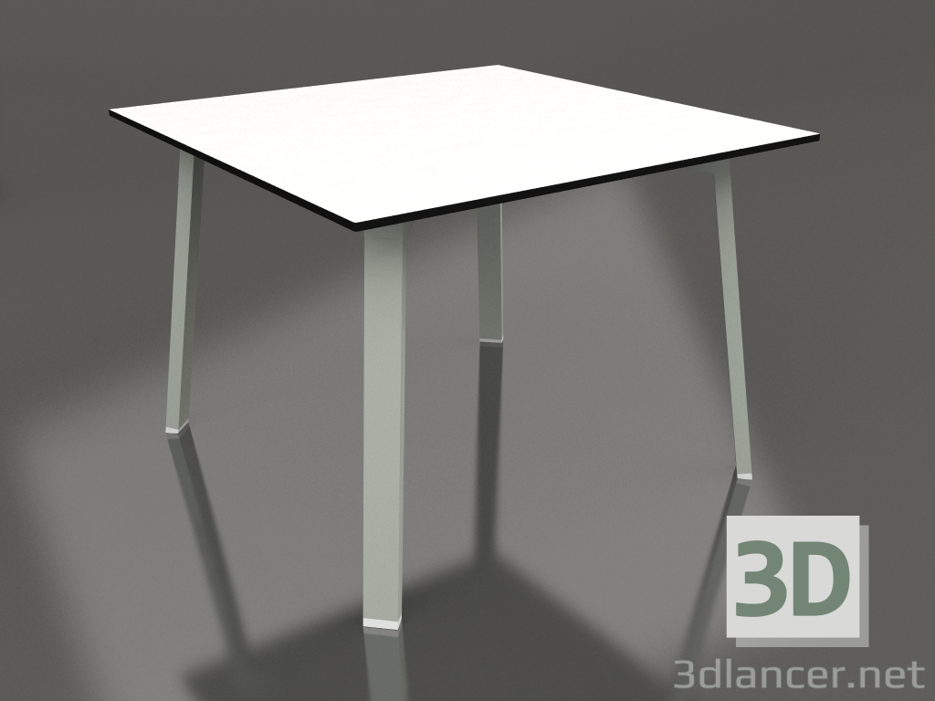 3D modeli Yemek masası 100 (Çimento grisi, Fenolik) - önizleme