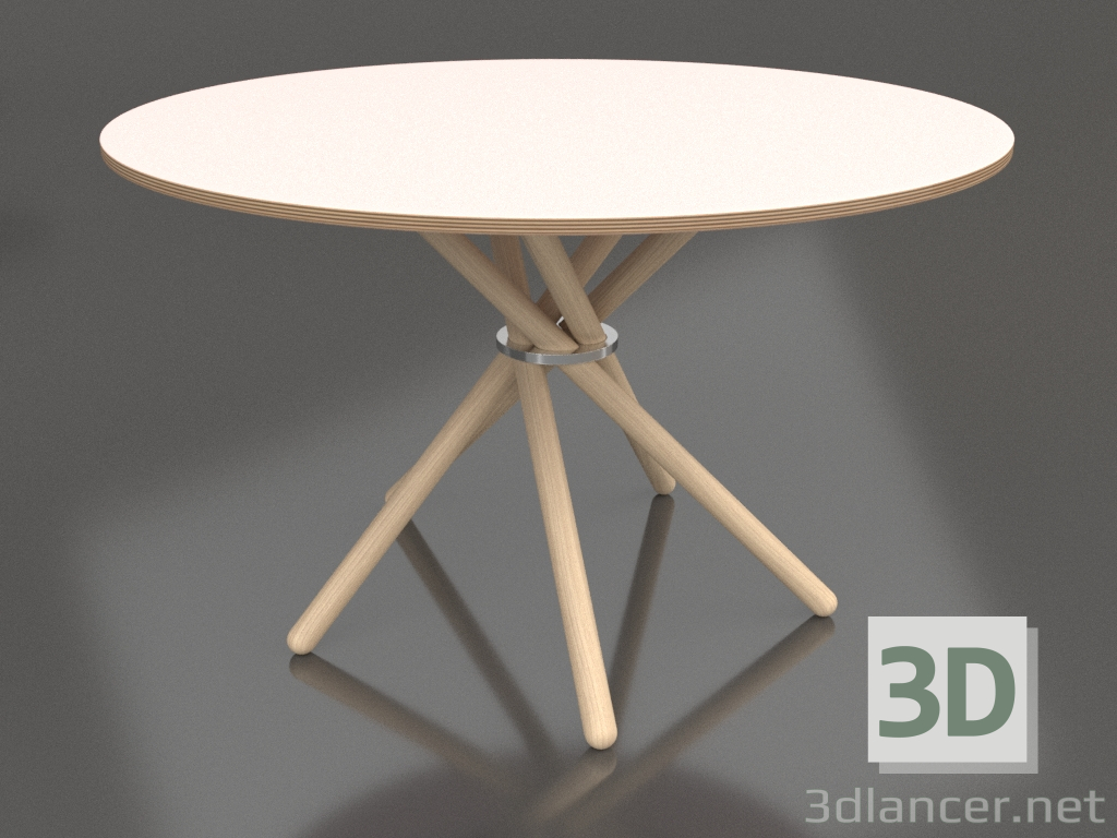 Modelo 3d Mesa de jantar Hector 120 (linóleo em pó leve) - preview